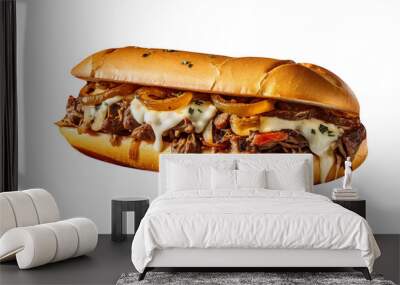 So Yummy Sandwiches Roast Beef isolated on transparent background
         Wall mural