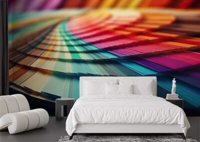 A colorful palette of colors Wall mural