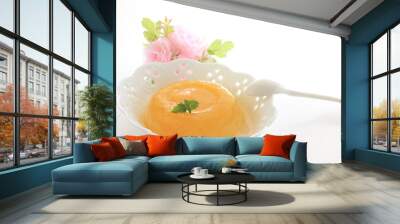 homemade orange jelly Wall mural