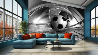 soccer ball Wall mural