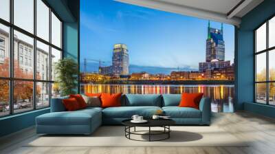 Nashville TN skyline Wall mural