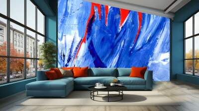 abstract art - hand painted ii Wall mural