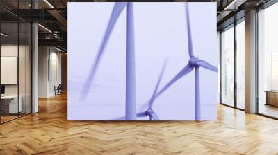 Eco power, wind turbines Wall mural