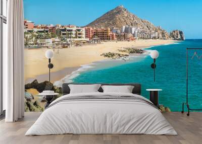 Tropical Beach in Cabo San Lucas, Baja California Sur, Mexico. Wall mural