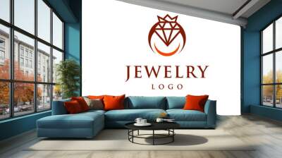 Jewelry Logo Templates Wall mural