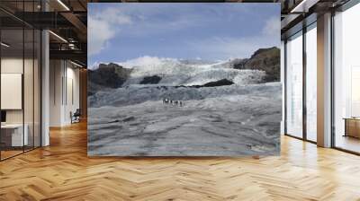 Falljokull Glacier, Iceland Wall mural