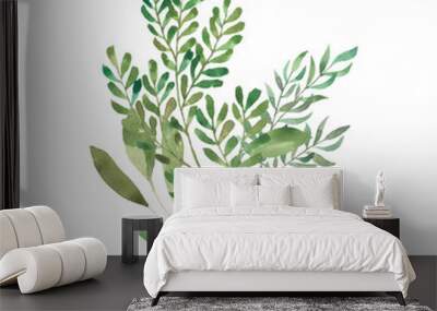 Flower Leaf Plant Frame modern Botanical composition Wall mural