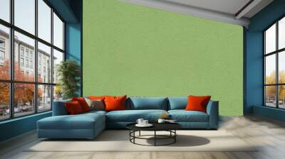 Green textured wall. Background Wall mural