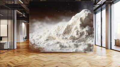 Macro close-up of flour Wall mural