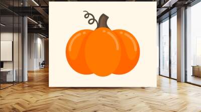 cartoon cute pumpkin vector Wall mural