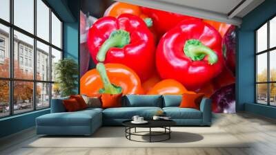 red raw pepper Wall mural