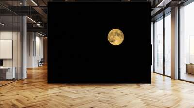 full moon, close up, horizontal format, 2023 Wall mural