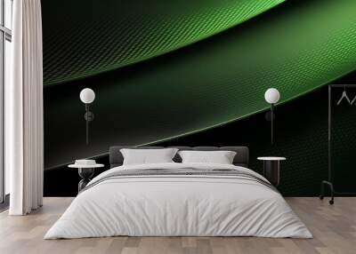 Simple and minimalist carbon fiber background soft edges and blurred details chromatic intensity vibrant forms Wall mural