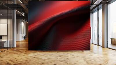 Simple and minimalist carbon fiber background soft edges and blurred details chromatic intensity vibrant forms Wall mural