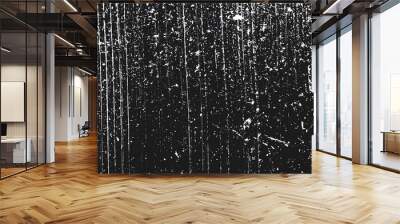 Old grunge black texture Wall mural