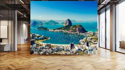 Landscape of Rio de Janeiro. Wall mural