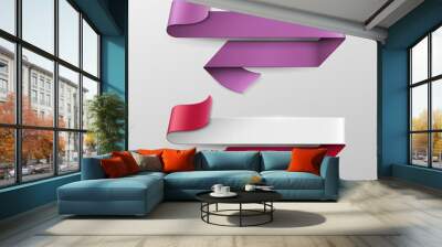 Vector banners set. Wall mural