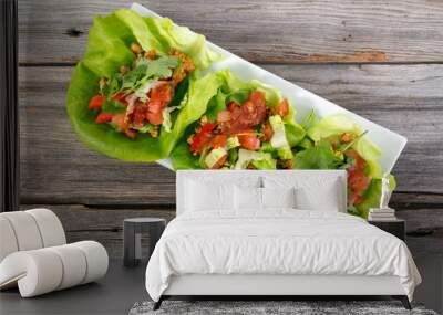 mexican pork lettuce wraps Wall mural