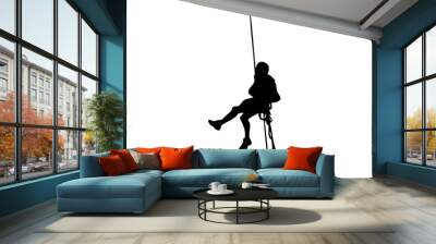 climbing rope Wall mural