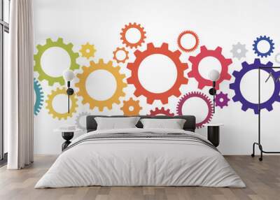 gear design Wall mural