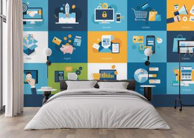 illustration Wall mural