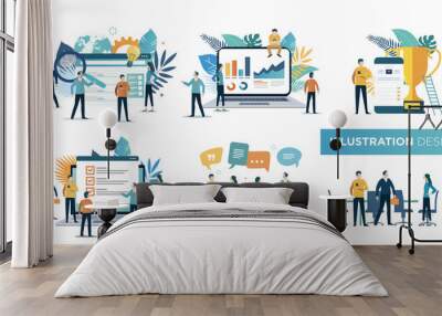 illustration Wall mural