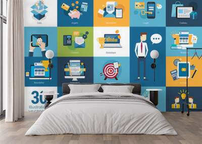 illustration Wall mural