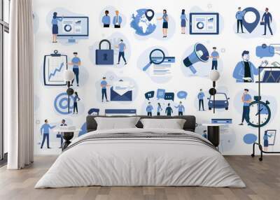 illustration Wall mural