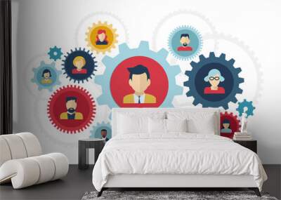 management Wall mural