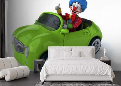 Fun clown Wall mural