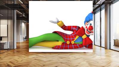 Fun clown Wall mural