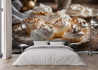 Meringue, crisp and sweet Wall mural