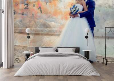  Magic numerology for weddings, newlyweds and numbers Wall mural