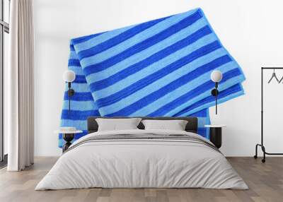 A beach towel isolated against a white background Wall mural