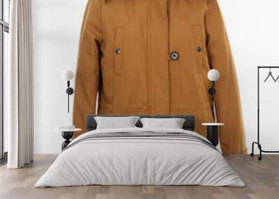 parka jacket. isolated on white background Wall mural