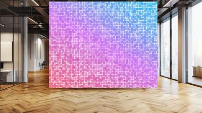 Abstract background with modern colorful vector mosaic design. Colorful gradient mosaic backdrop. Modern geometric texture. Abstract digital technology design. Beautiful vector pattern. Wall mural