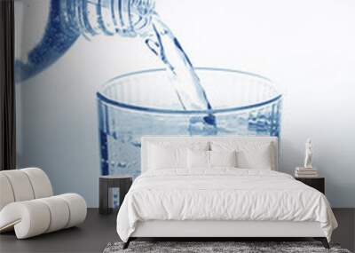 water pouring into glass Wall mural