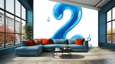 ABC series - Water Liquid Number Two Wall mural