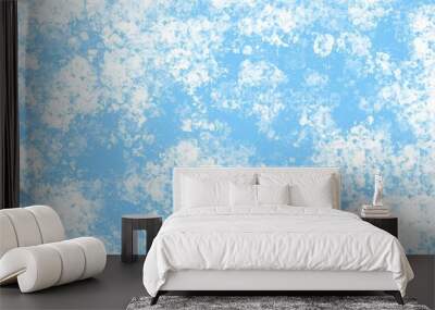 blue background Wall mural