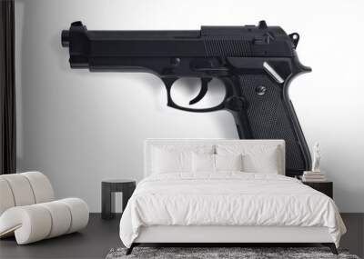 realistic metal imitation of a real gun Wall mural