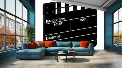 3d clapper board 2 Wall mural