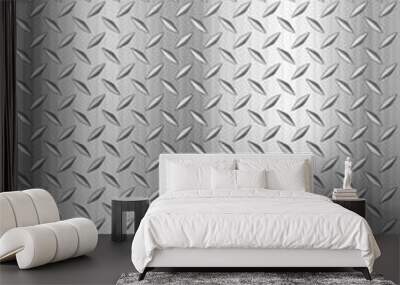 Diamond metal background Wall mural