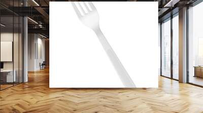 Plastic fork Wall mural