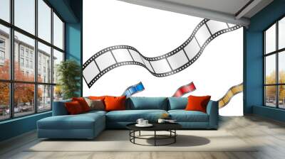 wavy film strip 2 Wall mural