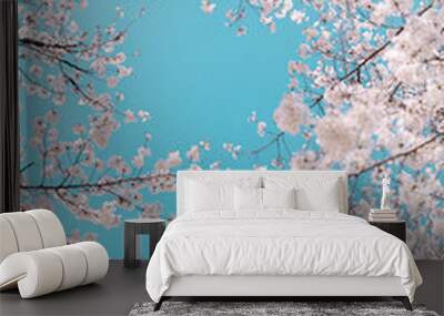 cherry blossom in spring Wall mural