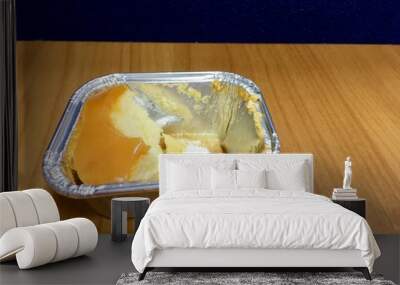 Orange Cake in Foil - A delicious dessert in Foil Package Wall mural