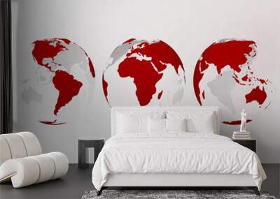 3 worlds alone 11 Wall mural