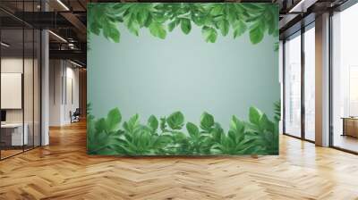 Nature plant copy space background Wall mural