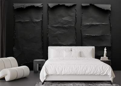 black and white wood Wall mural