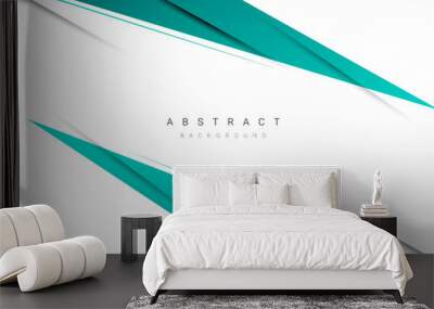 Abstract blue and white concept page design background Wall mural